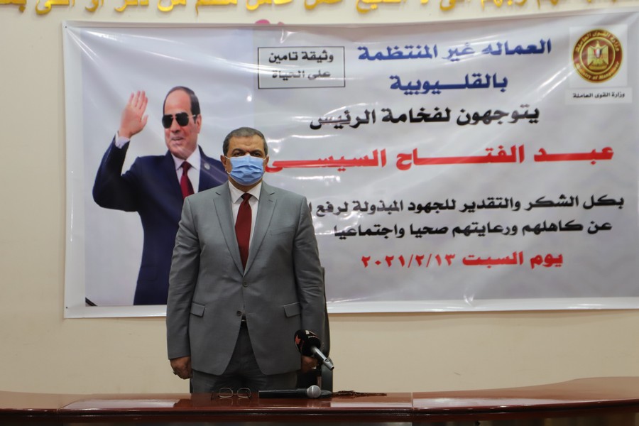 وزير القوى العامله 
